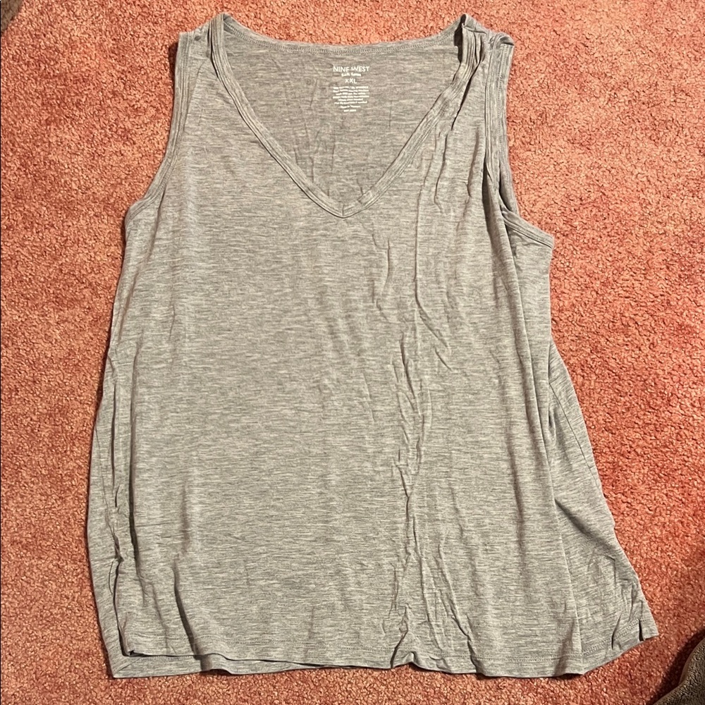 Nine West Light Gray Women's Tank Top